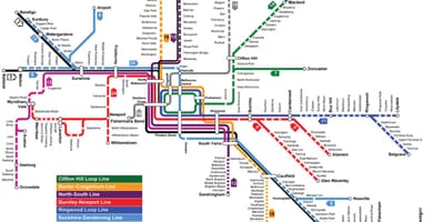 Metro karte, Melbourne